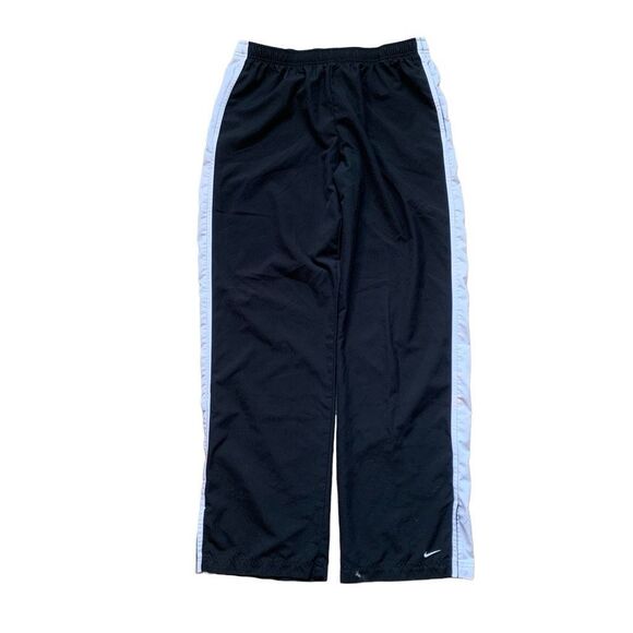 Nike Other - Early 2000s Y2K Nike Striped Black Track Pants